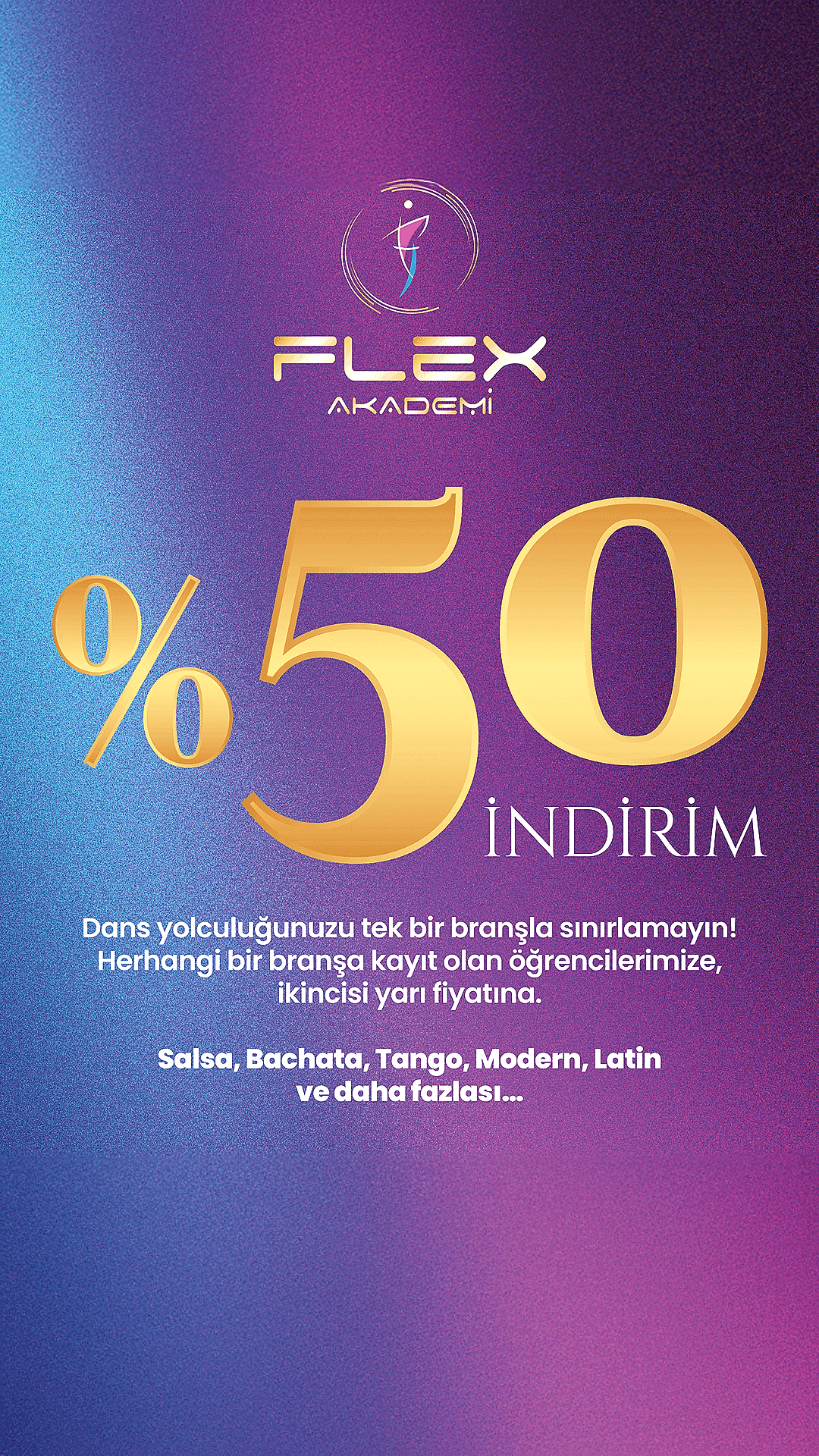 İkinci Branş %50 İndirimli!
